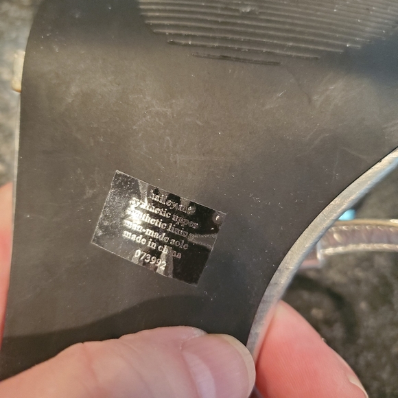 Kenneth Cole Unlisted silver 4 in. Jeweled heels - Picture 13 of 14